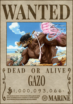 Poster Wanted Gazo