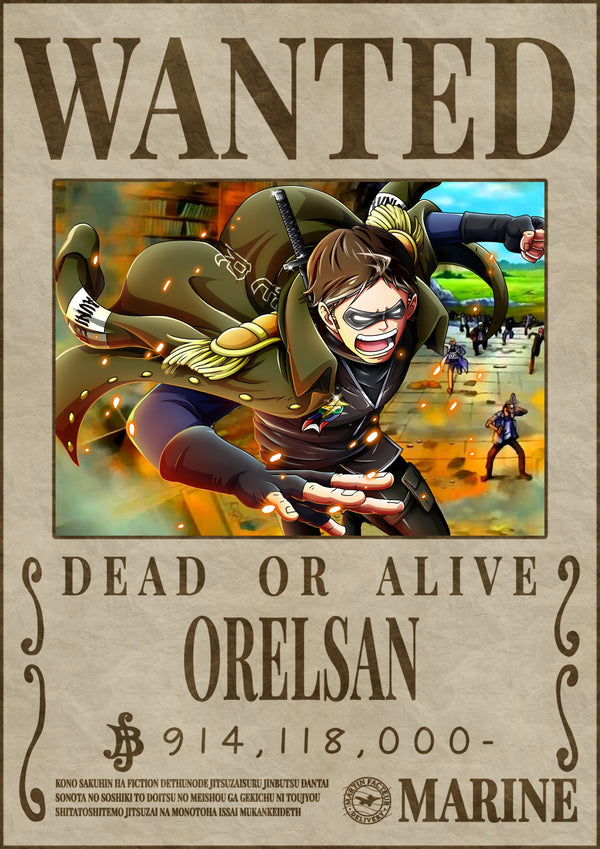 Poster Wanted Orelsan