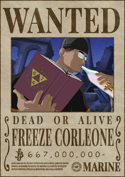 Poster Wanted Freeze - Martin Facteur