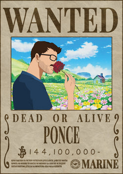 Poster Wanted Ponce - Martin Facteur