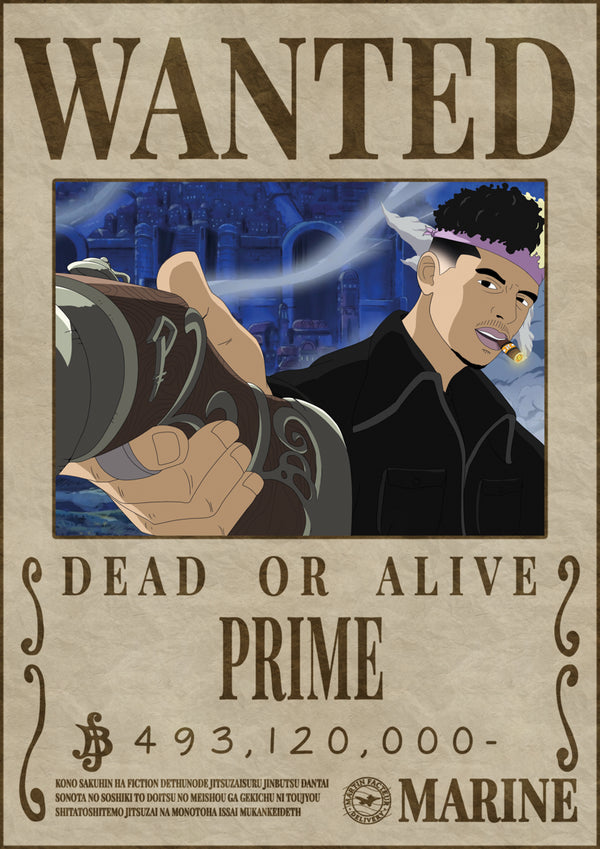 Poster Wanted Prime - Martin Facteur